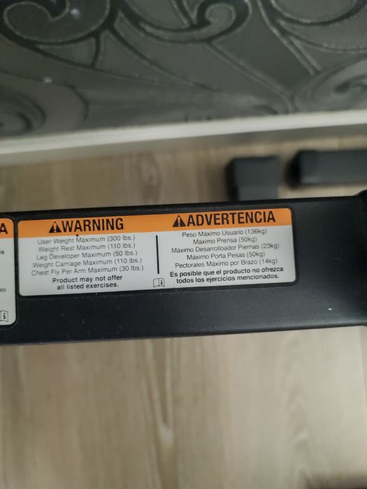 Banco de musculação