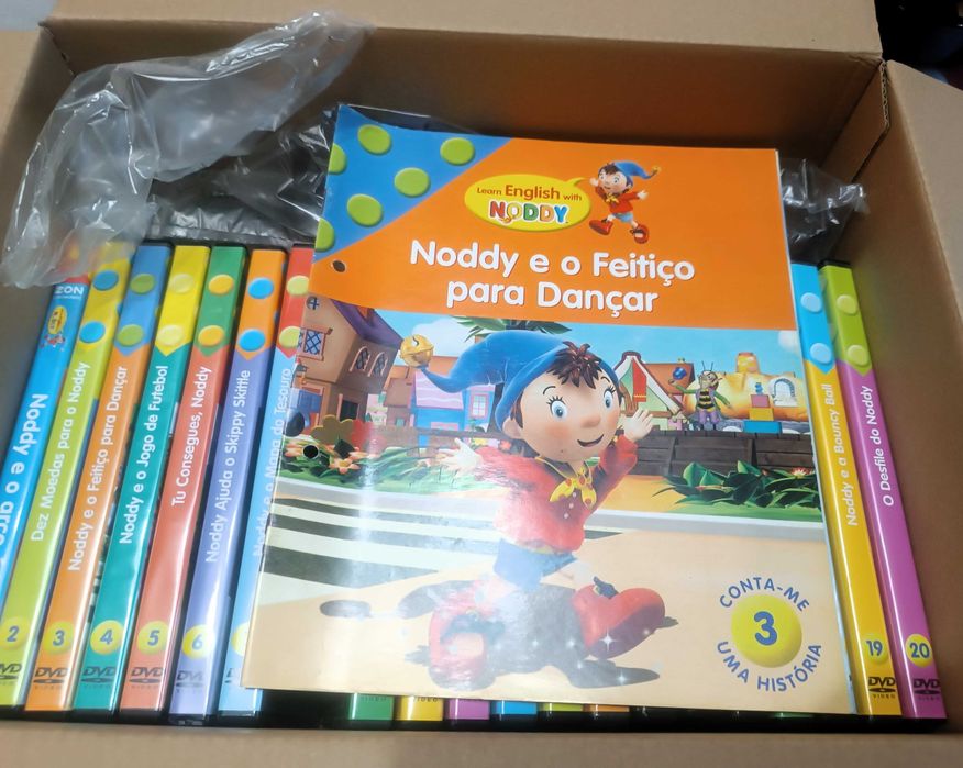 Coleção Completa 20 DVD's Learn English with Noddy PT-PT