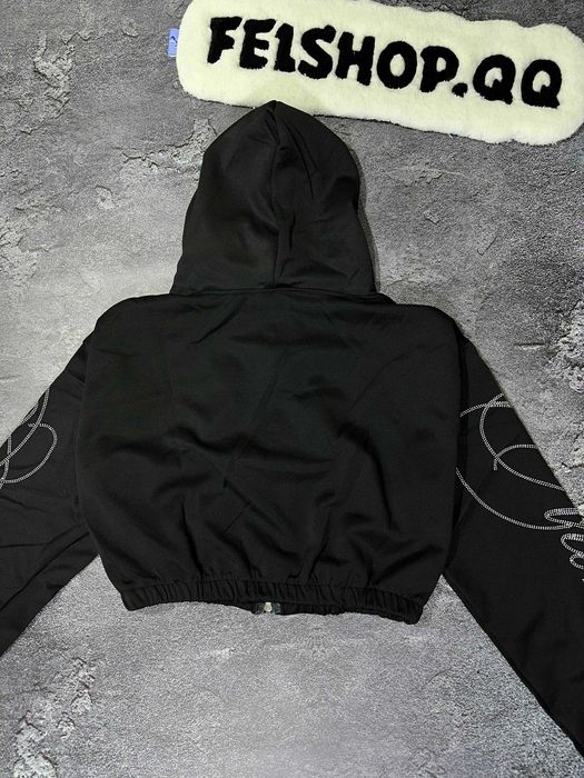 Жіноча вкороченна зіпка кофта Named Collective, зіпка з стразами нова