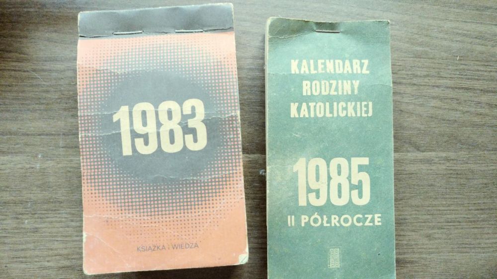 Najtaniej Kartka z kalendarza 1985. 1994. 2013.