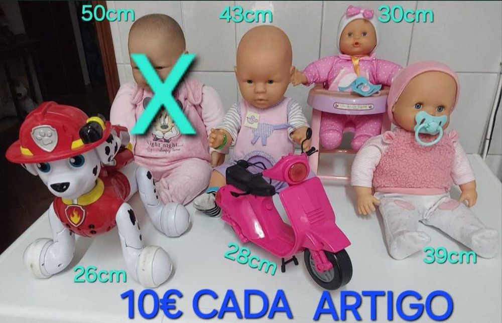 NENUCOS E BRINQUEDOS CRIANÇA a bom preço. Casa,Quarto,Sala,Cozinha.