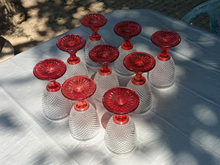 Copos de vidro de mesa