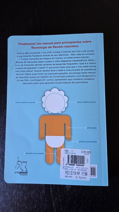 Livro "Bebé,Livro de instruções "