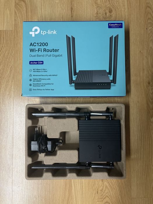 Router TP-Link Archer C64 AC1200 MU-MIMO / stan jak nowy