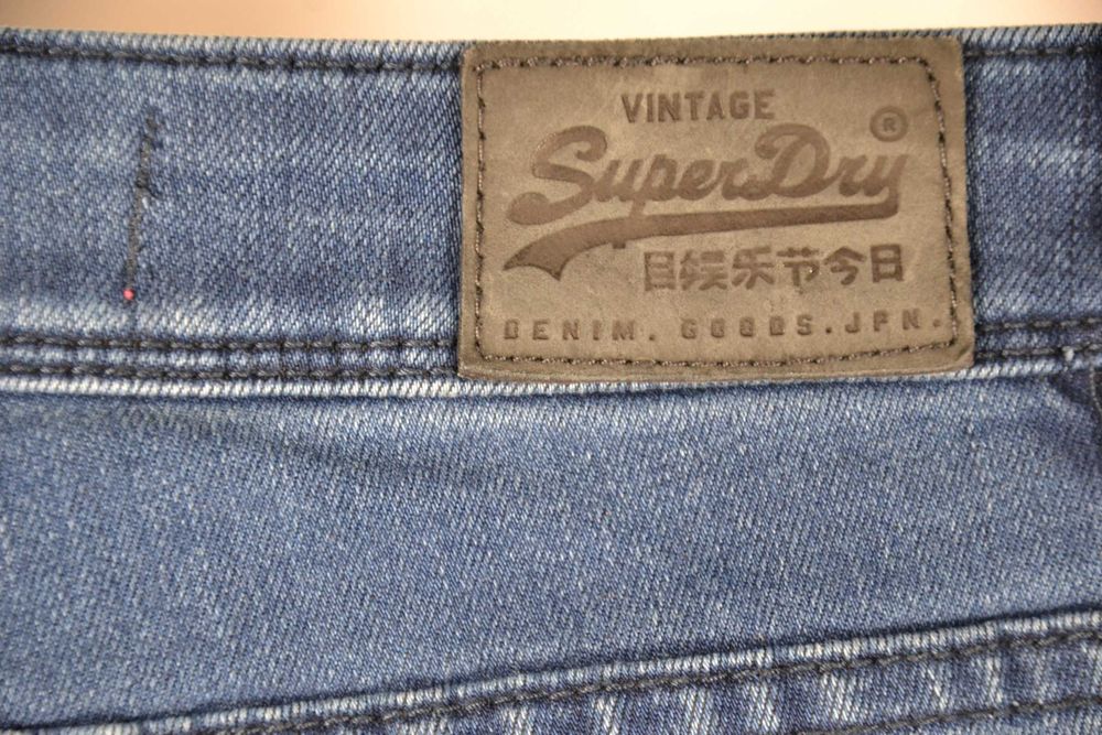 SUPERDRY Alexia Jegging Jeans Spodnie Damskie Slim 28W 32L Oryginalne
