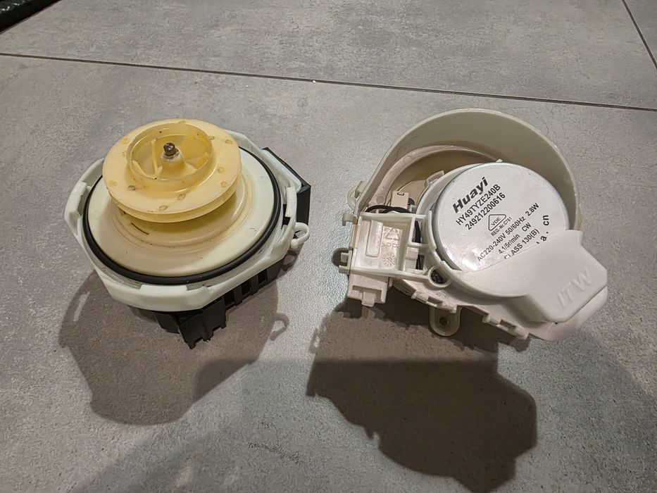 Pompa myjąca zmywarki Whirlpool plus zawór trójdzielny