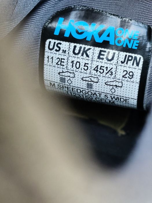 Кроссовки Hoka Speedgoat 5 44,5 / 45