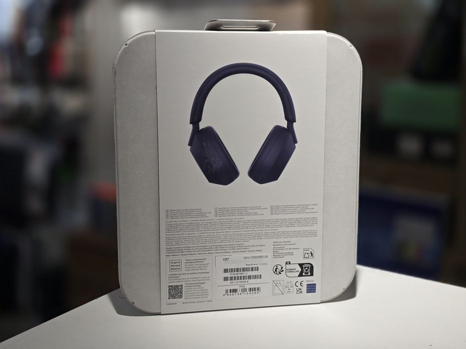 Навушники з мікрофоном Sony WH-1000XM5 Midnight Blue (WH1000XM5L.CE7)