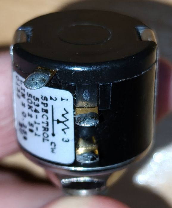Potencjometr wieloobrotowy SPECTROL 534 50kΩ 10-turn LIN 0.25%