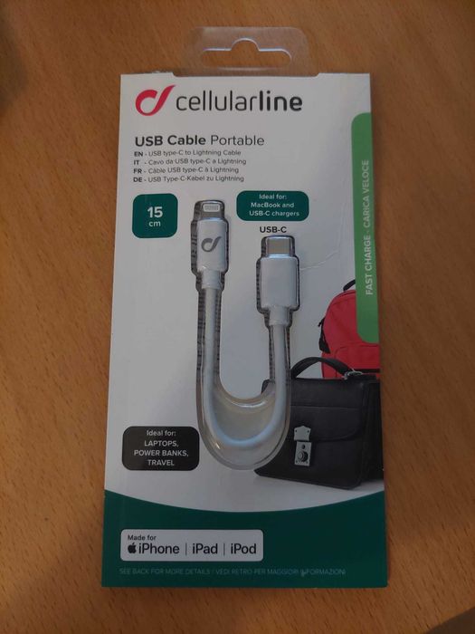 Cabo USB C- Lightning