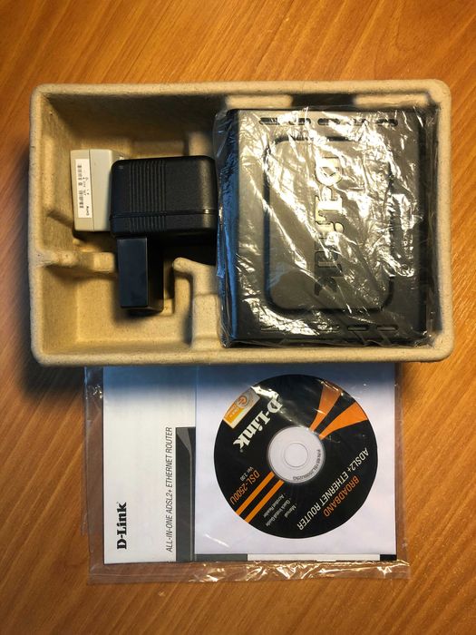 Маршрутизатор модем роутер D-Link DSL-2500U ADSL2+