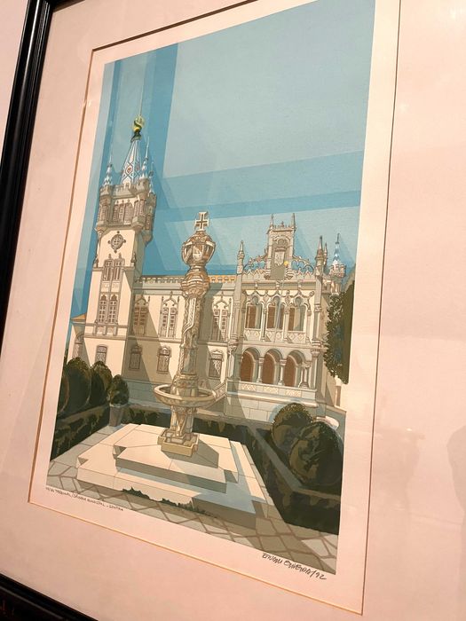 Serigrafia de Ernani Oliveira Câmara Municipal de Sintra 1992