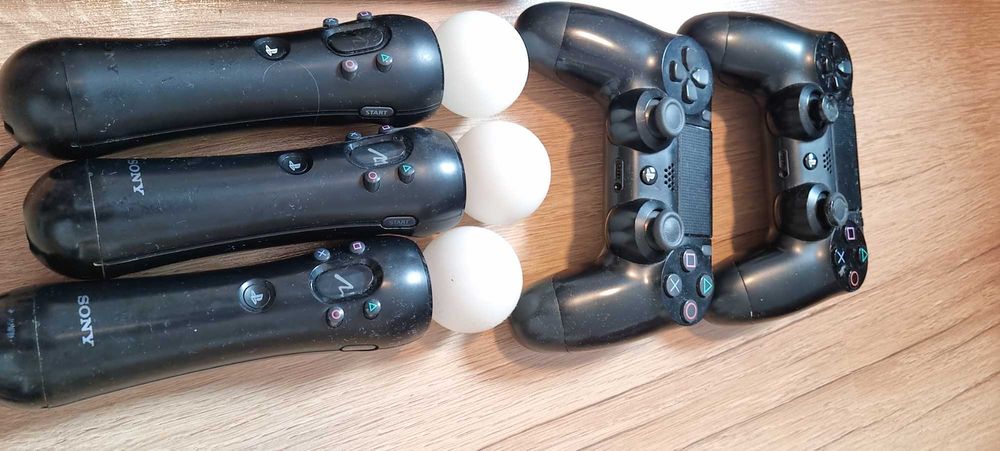 PlayStation VR SET: PS4 Slim + Gogle PS VR + 2xDualShock + 3xPsMove +2xMic SingStar