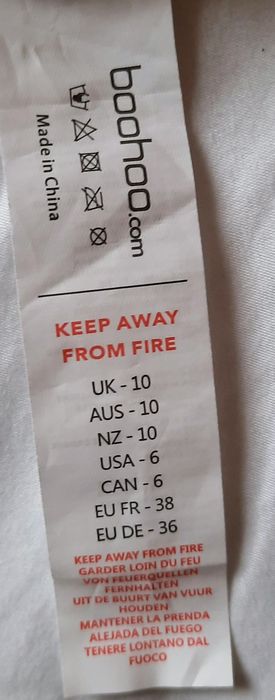 Góra od bikini biustonosz kąpielowy Boohoo rozmiar M 38