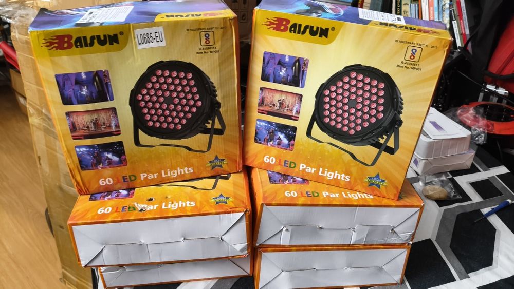 Projetor de palco RGB 60 LED