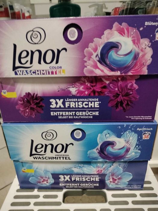 Niemieckie kapsułki do prania Lenor 38 prań