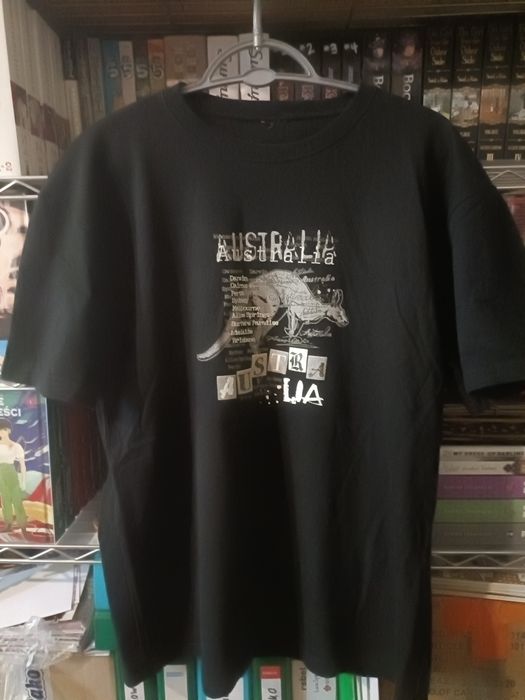 Koszulka męska Australia rozmiar L czarna
