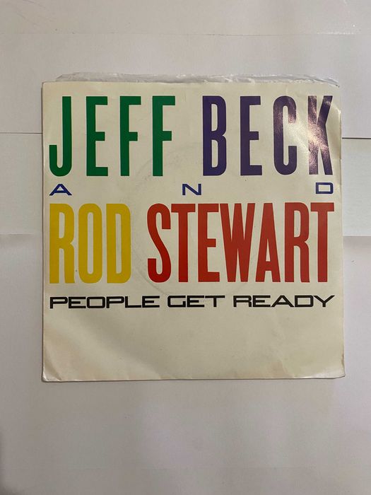 Jeff Beck And Rod Stewart - "People Get Ready" Vinil 7"