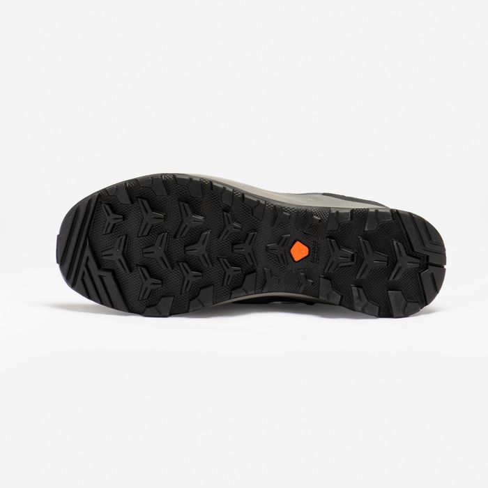 Botas impermeáveis de caminhada homem, MH100 Cinzento