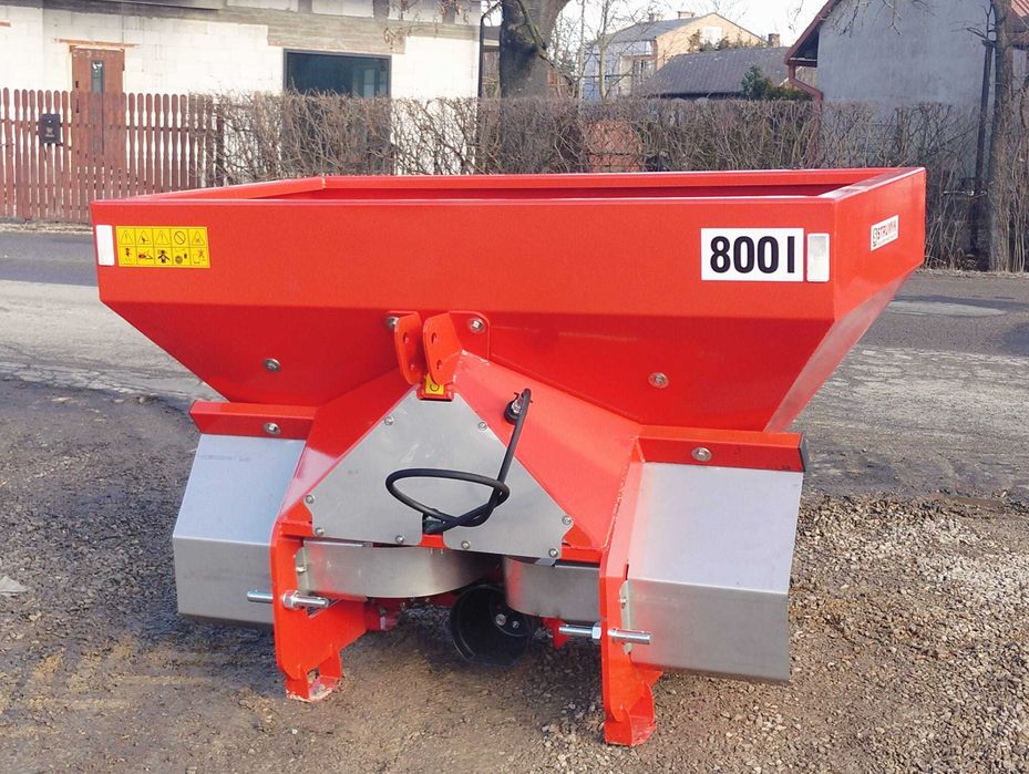 DWUTALERZOWY rozsiewacz nawozu Strumyk plandeka/kratka 400l -1600l