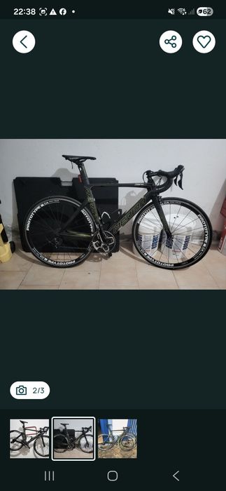 Bicicleta estrada Merida 4000 reacto  Carbono  1000€ FIXOS
