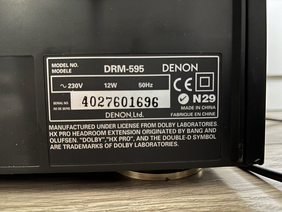 Magnetofon Denon DMR-595