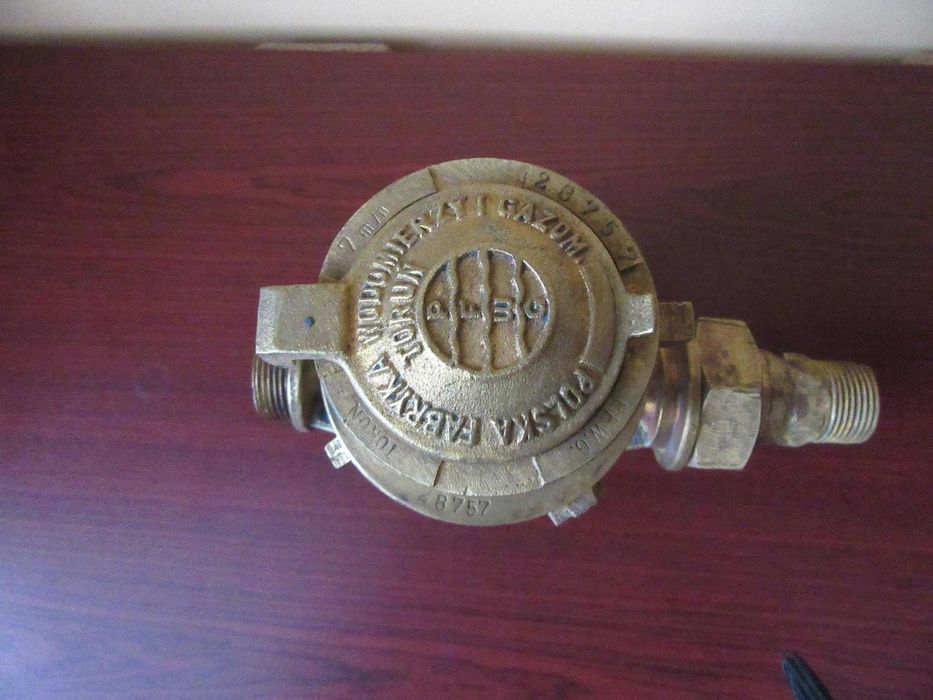 Zabytkowy polski WODOMIERZ PFWG Toruń lata 1930-te