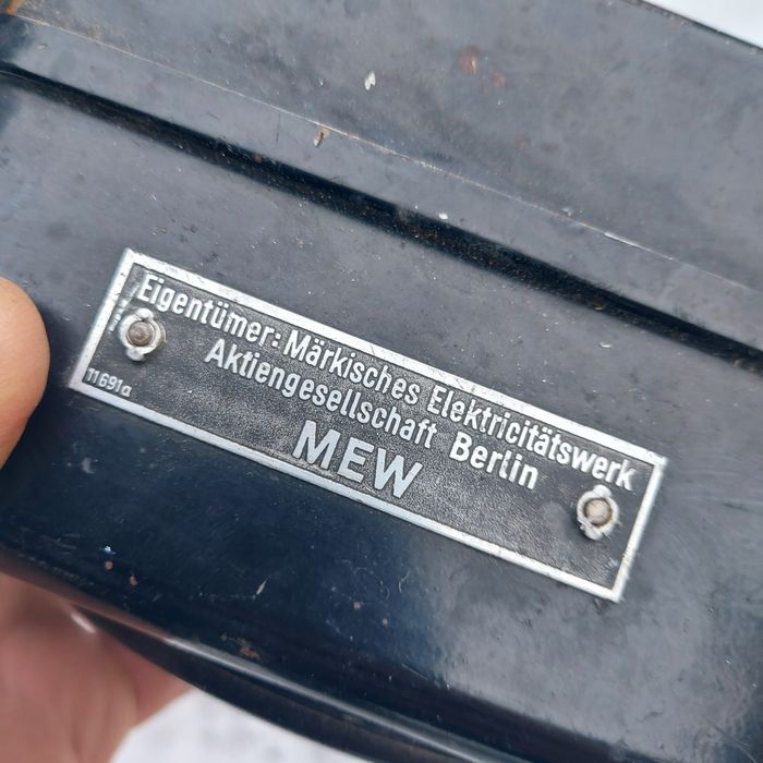 Stary Zegar sterujący prądu DDR Niemiecki  Berlin