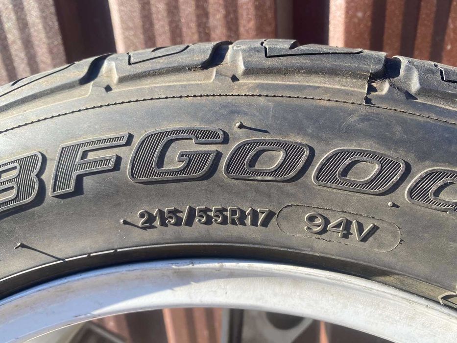 BF Goodrich 215-55-17 шини, резина.
