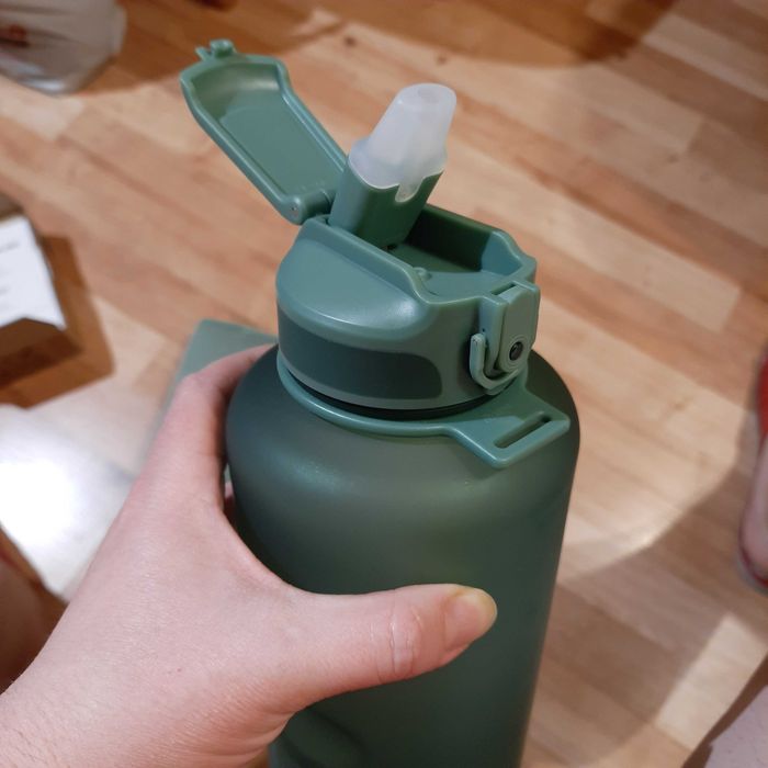 Bidon Butelka na wodę z miarką i słomką 2l  Termopokrowiec HYDRACY