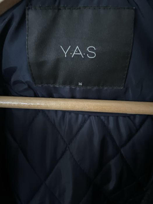 Granatowa kurtka parka damska Yas S- M