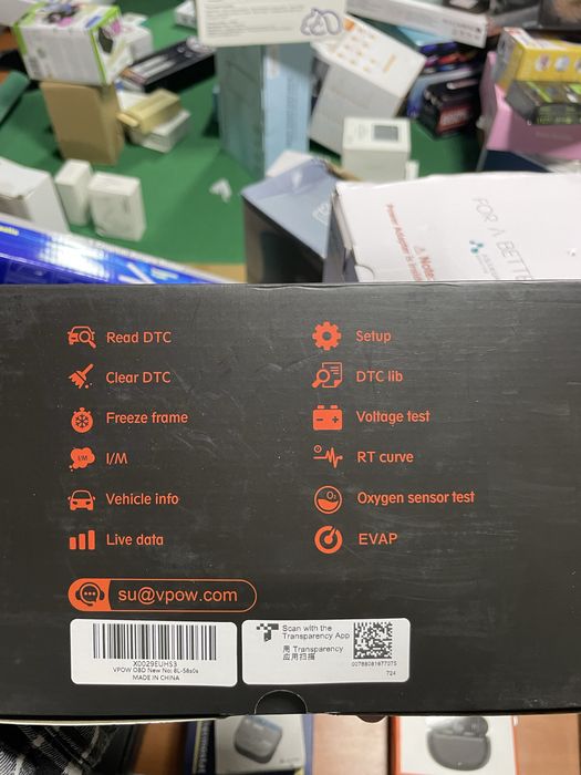 Автосканер VPOW K88 OBD2/EOBD для діагностики автомобіля