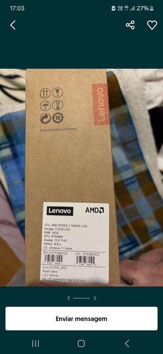 OPORTUNIDADE: Portátil  Gaming RTX 4060 Topo de Gama