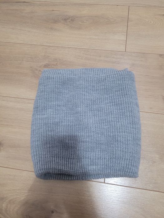 Ocieplany szary komin