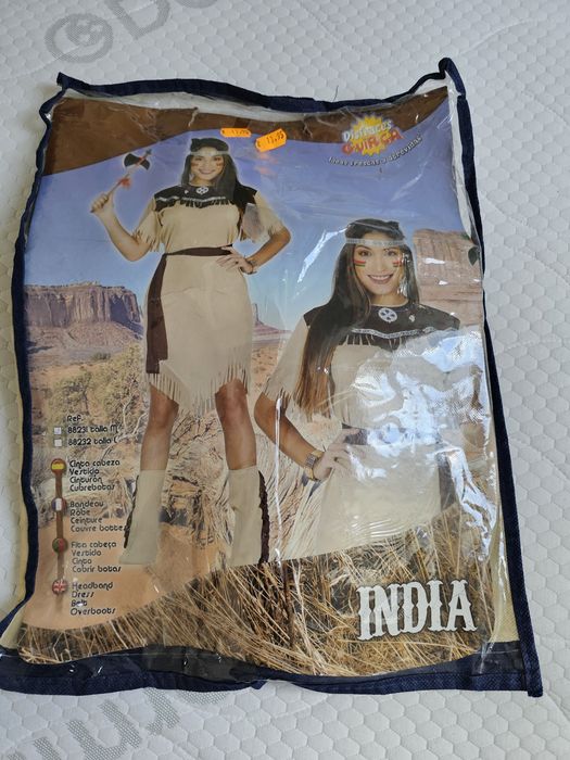 Fato de carnaval India - tamanho M
