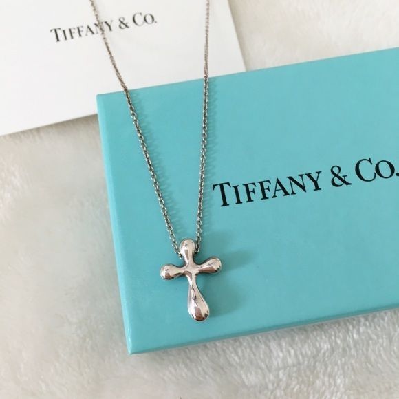 Tiffany & Co Оригинал!!! Крест подвеска 925