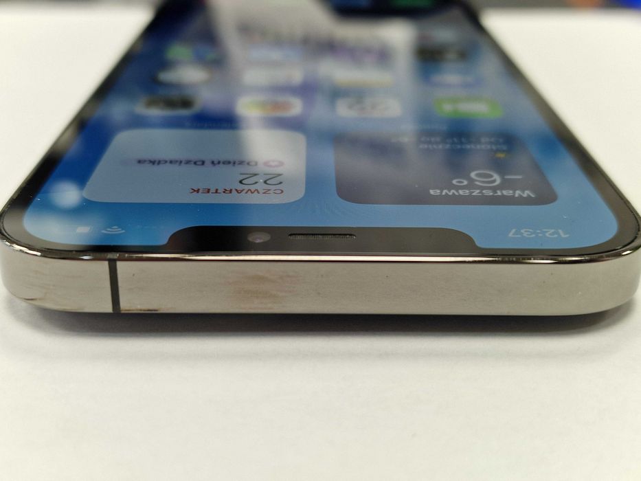 iPhone 12 Pro Max 256GB/ Graphite/ bateria 79%/ Grade A-/ +Ładowarka