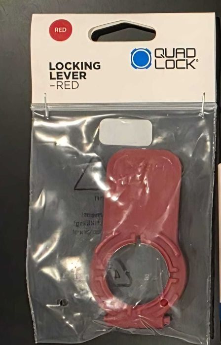 Alavanca p/ Suporte Telemóvel Quadlock (Vermelha)