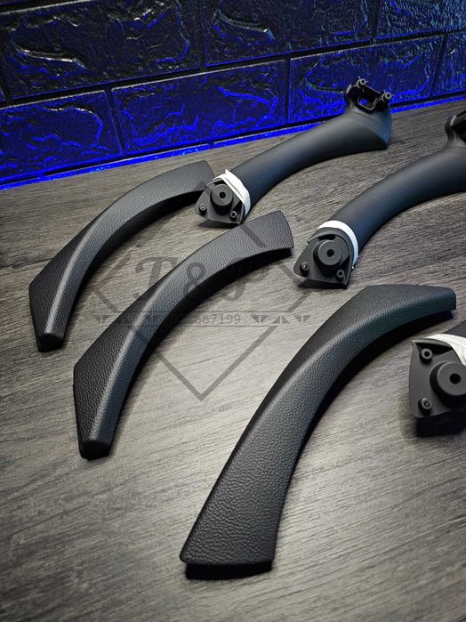 Pack 3 Puxadores Preto / Beje / Carbono Completos BMW E90/ E91 /E92 -