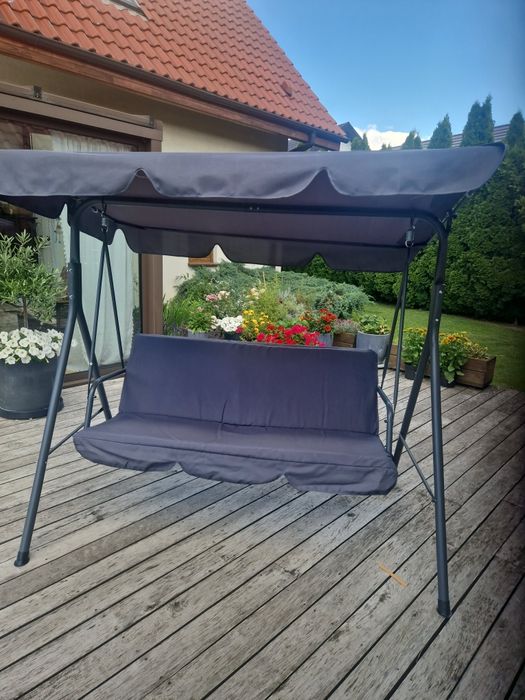 Huśtawka ogrodowa 3 osobowa