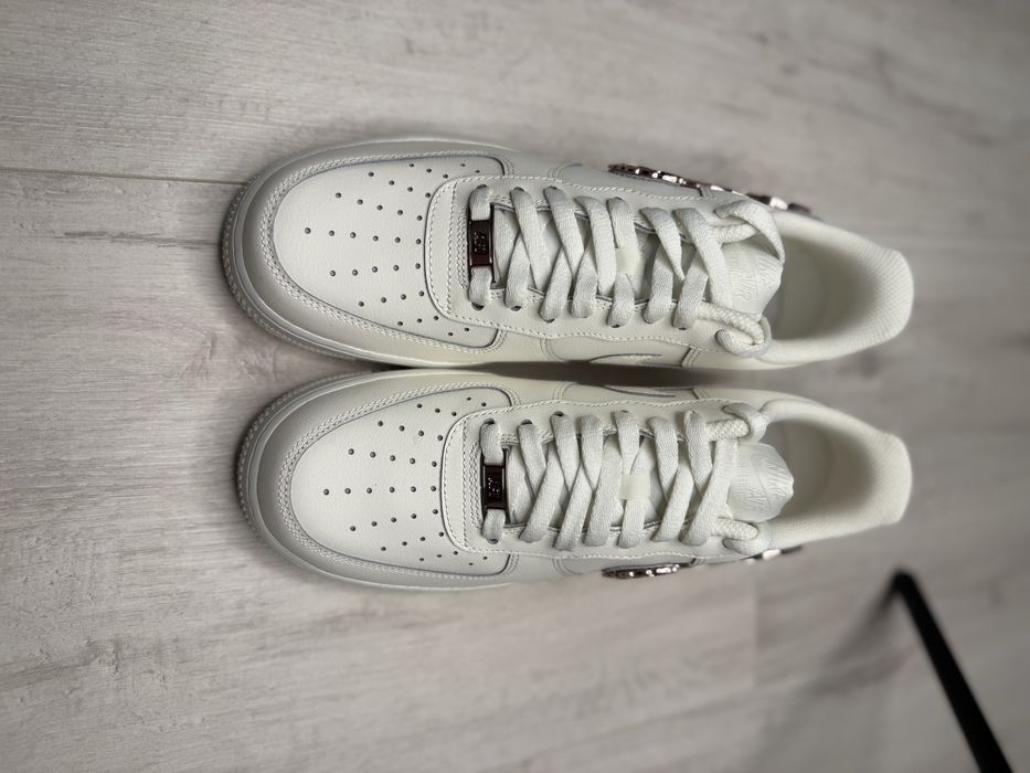 Nike Air Force 1 Low 'Liquid Metal Swoosh Metallic Pink' IF1686-161