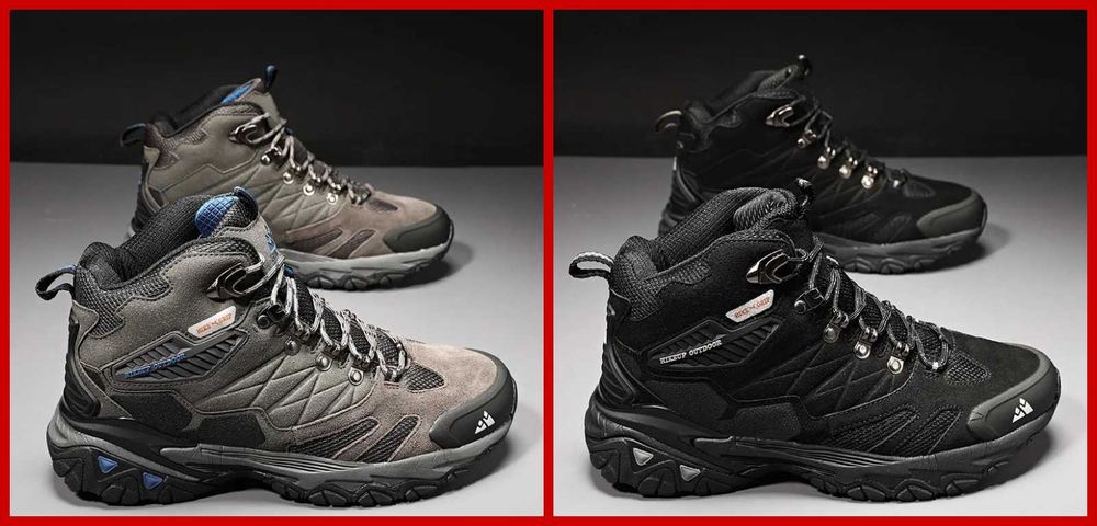 Новые мужские трекинговые ботинки HikeUp (еврозима, замша). Уценка!