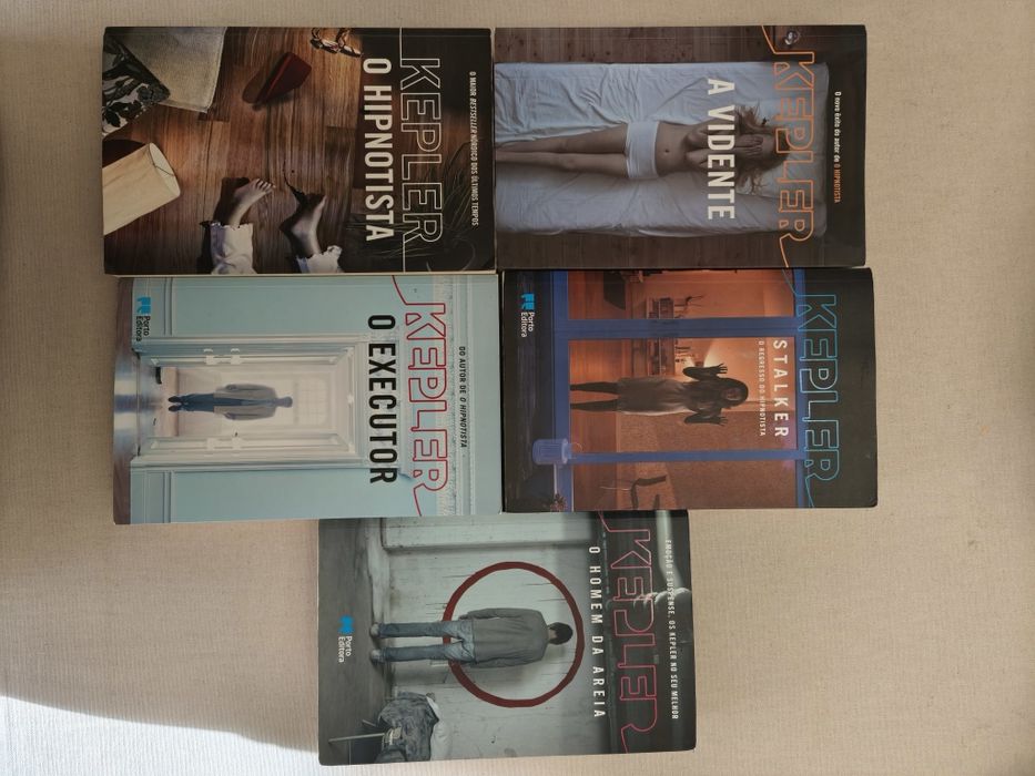 Conjunto de 5 livros Lars Kepler