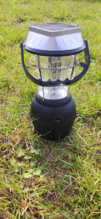 Solarna lampa kempingowa 36 LED dynamo