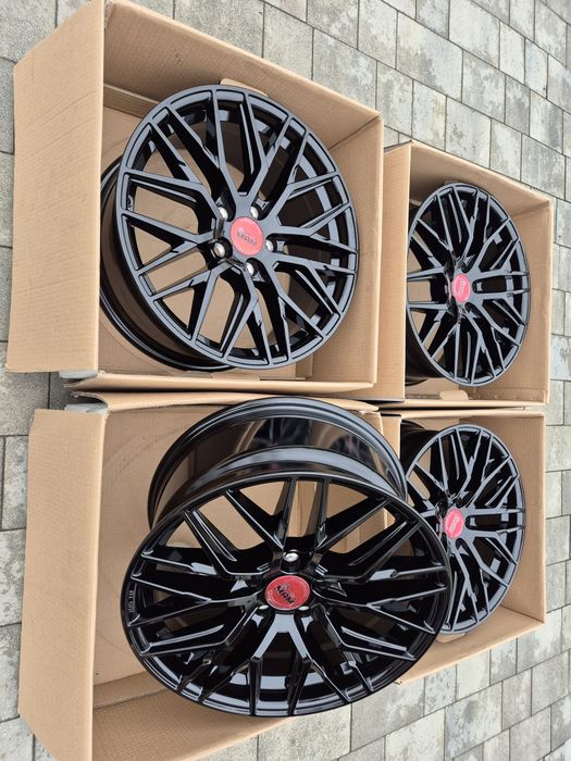 Felgi 18" 5x114,3 Nissan Renault Mitsubishi Hyundai Nowe Czarne TPMS | #RS4