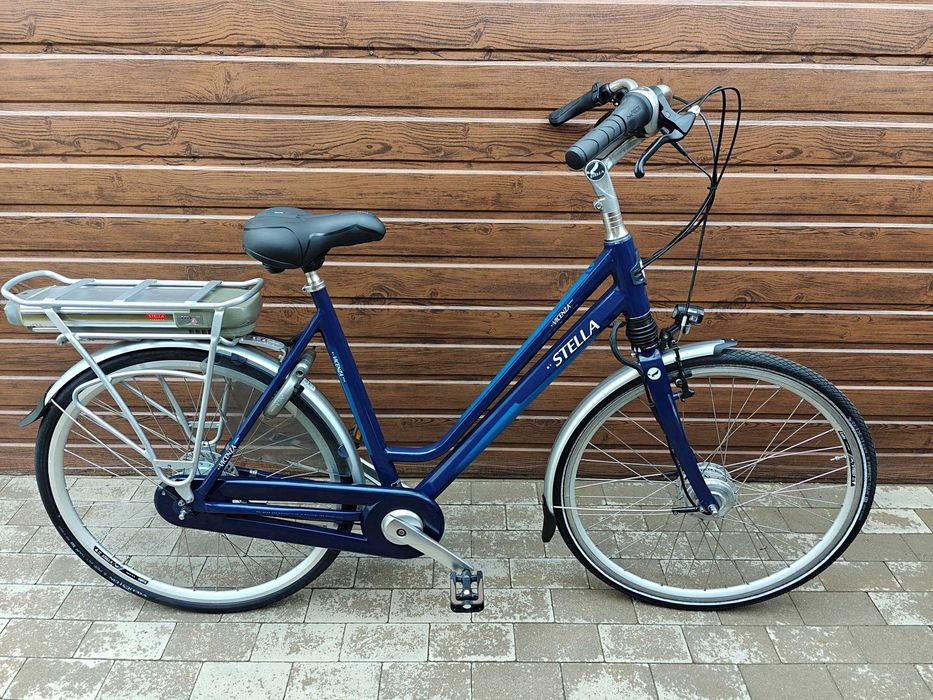 Rower elektryczny STELLA VICENZA 2900km 11 AH 36v Asystent prowadzenia 55 cm 9 TRYBÓW