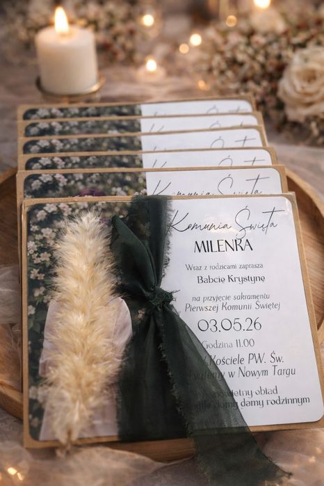 Zaproszenia ze zdjęciem