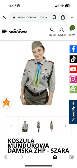 Koszula Mundurowa dla dzieci