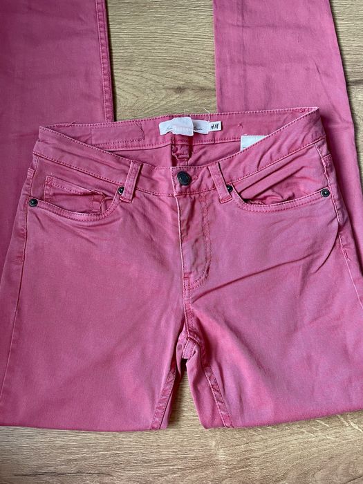 Spodnie różowe H&M