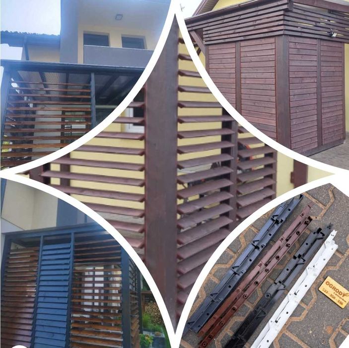 Żaluzje ogrodowe / ruchome deseczki